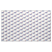 Embossed Indigo Gradient Paw Print Dog Outline Stof (Yard (91,4 cm))