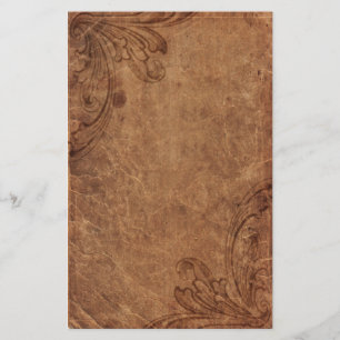 Embossed Leather Look Stationery Briefpapier