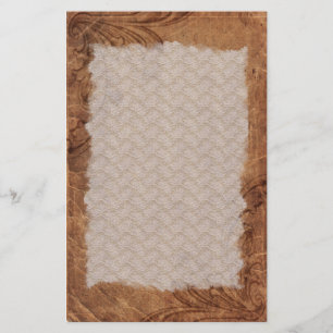 Embossed Leather Look Stationery Briefpapier