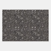 Embossed Shades of Black Inpakpapier Vel (Voorkant 3)