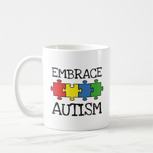 Embrace Autism Coffee-Mok Koffiemok (Links)
