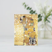 Embrace by Gustav Klimt Painting Pattern Artwork Briefkaart (Staand voorkant)