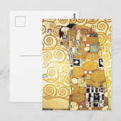 Embrace by Gustav Klimt Painting Pattern Artwork Briefkaart (Voorkant / Achterkant)