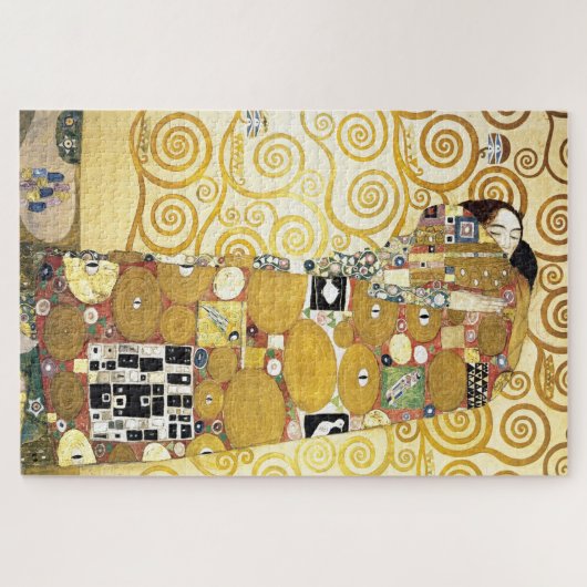 Embrace by Gustav Klimt Painting Pattern Artwork Legpuzzel (Horizontaal)