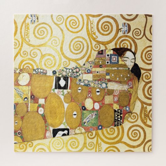 Embrace by Gustav Klimt Painting Pattern Artwork Legpuzzel (Horizontaal)