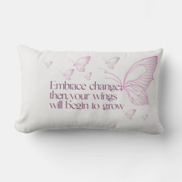Embrace Change Lumbar Pillow Kussen