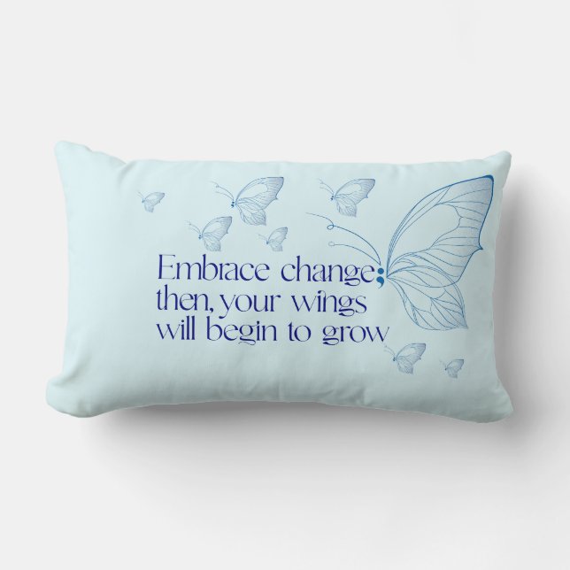 Embrace Change Lumbar Pillow Kussen (Voorkant)