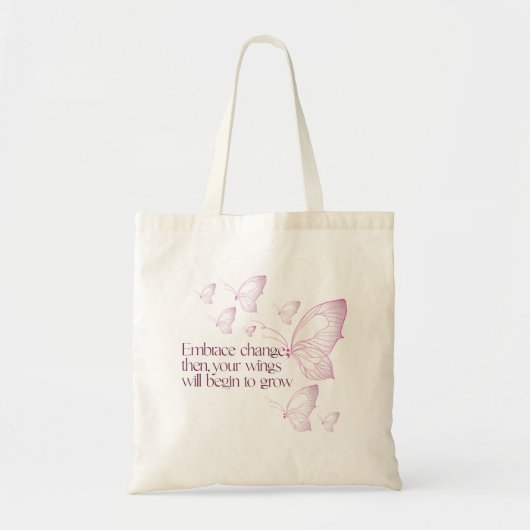 Embrace Change  Tote Bag (Voorkant)