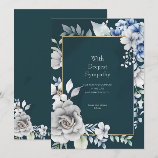 Embrace Condolence Kaart (Voorkant / Achterkant)