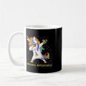 Embrace Difference Unicorn Dabbing Puzzle Autism Koffiemok (Links)