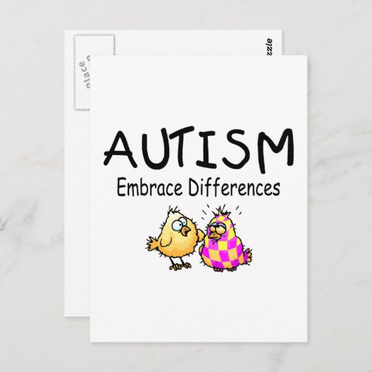 Embrace Differences (PY) Briefkaart (Voorkant / Achterkant)