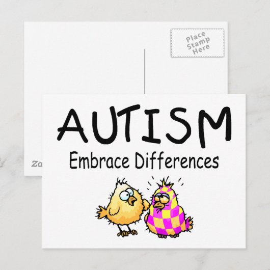 Embrace Differences (PY) Briefkaart (Voorkant / Achterkant)