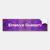 Embrace Diversity 7 Bumpersticker (Voorkant)