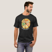Embrace Diversity Delicious Pizza Slices I Love Ca T-shirt (Voorkant volledig)