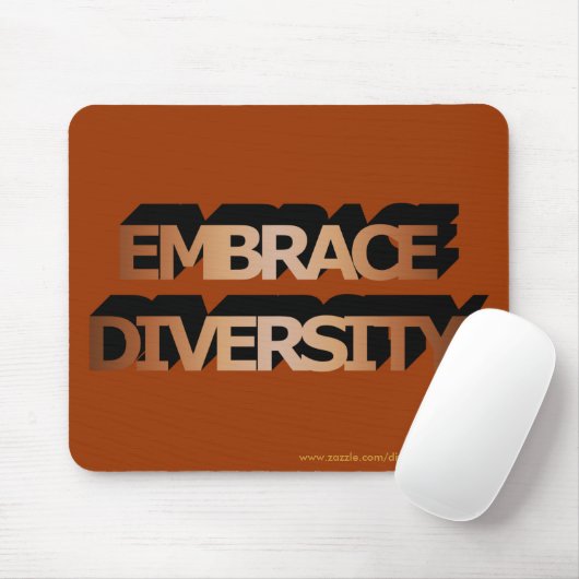 Embrace Diversity Mousepad Muismat (Met muis)