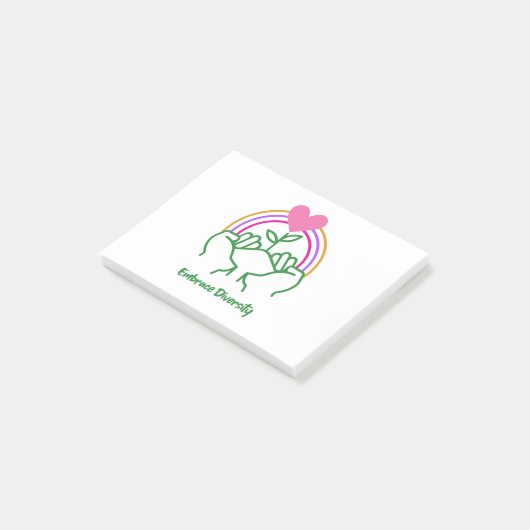 Embrace Diversity Post-it® Notes (Schuin)