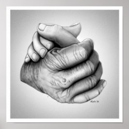 Embrace door Aleta Poster