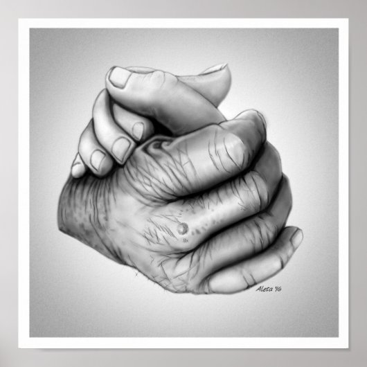 Embrace door Aleta Poster (Voorkant)