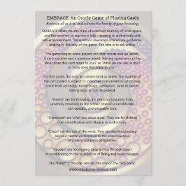 EMBRACE: een Oracle-spel van speelkaarten Kaart