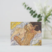 Embrace Egon Schiele Briefkaart (Staand voorkant)