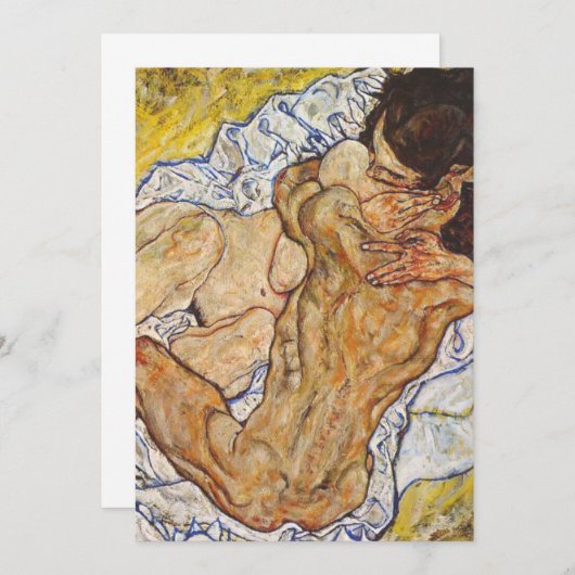 Embrace Egon Schiele Kaart (Voorkant / Achterkant)
