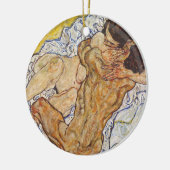 Embrace Egon Schiele Keramisch Ornament (Links)