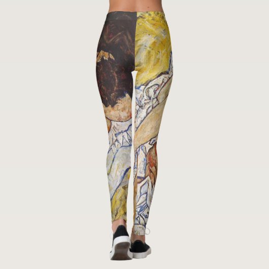 Embrace Egon Schiele Leggings (Achterkant)