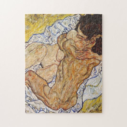 Embrace Egon Schiele Legpuzzel (Verticaal)