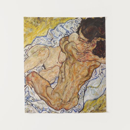 Embrace Egon Schiele Wandkleed (Voorkant)