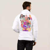 Embrace Equity - Happy Women's Day 2023 Hoodie (Achterkant volledig)