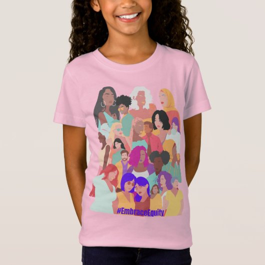 Embrace Equity - Happy Women's Day 2023 T-shirt (Voorkant)
