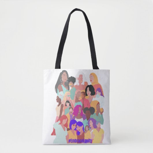 Embrace Equity - Happy Women's Day 2023 Tote Bag (Voorkant)