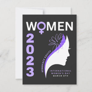 Embrace Equity International Women's Day 2023 Feestdagenkaart