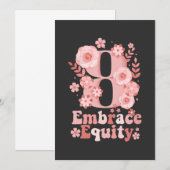 Embrace Equity - Internationale Vrouwendag 2023 Kaart (Voorkant / Achterkant)