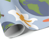 Embrace Global Unity | Colorful Peace and Harmony Cadeaupapier (Rol Hoek)