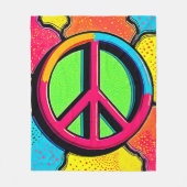 Embrace Inner Peace & Joy Fleece Deken (Voorkant)
