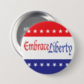 Embrace Liberty Ronde Button 7,6 Cm (Voorkant /achterkant)