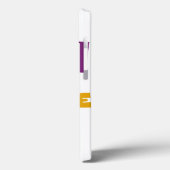 Embrace Life Paars Yellow Case-Mate iPhone Case (Achterkant / Links)