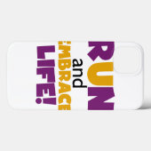 Embrace Life Paars Yellow Case-Mate iPhone Case (Achterkant (horizontaal))