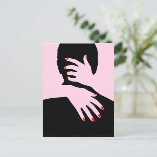 Embrace Love Briefkaart (Staand voorkant)