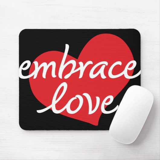 Embrace Love Mousepad Muismat (Met muis)