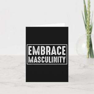 Embrace Masculinity Mannen Gym Kaart
