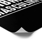 Embrace Masculinity Mannen Gym Poster (Hoek)