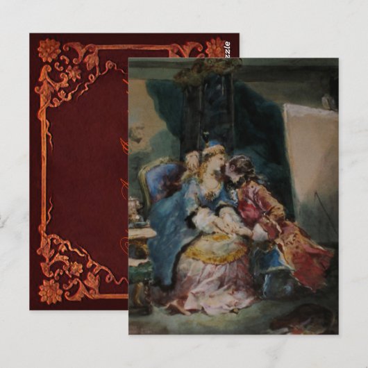 Embrace Me ~ Briefkaart / Uitnodigingen / RSVP (Voorkant / Achterkant)