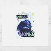Embrace Monke Bier Etiket (Enkel label)