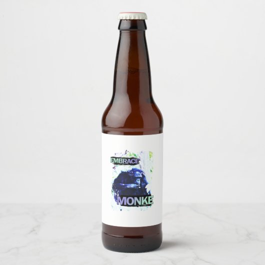 Embrace Monke Bier Etiket (Voorkant)