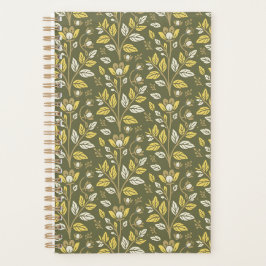 Embrace Nature with Elegant Floral Patterns Planner