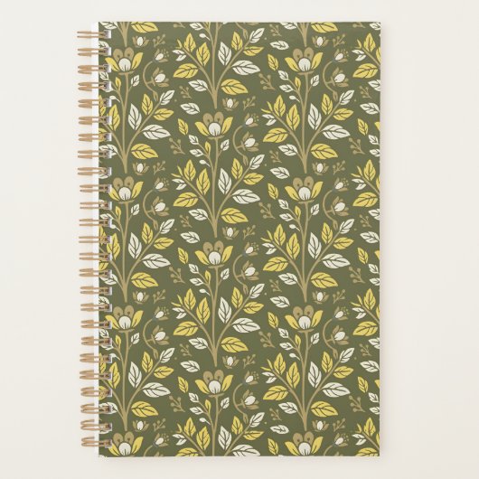 Embrace Nature with Elegant Floral Patterns Planner (Voorkant)