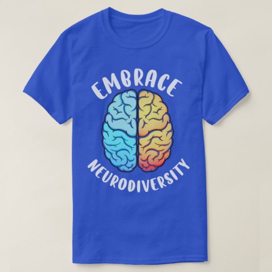 Embrace Neurodiversity8 T-shirt (Design voorkant)