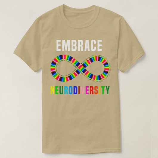 Embrace Neurodiversity9 T-shirt (Design voorkant)